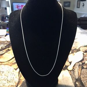 Sterling silver snake chain 20”